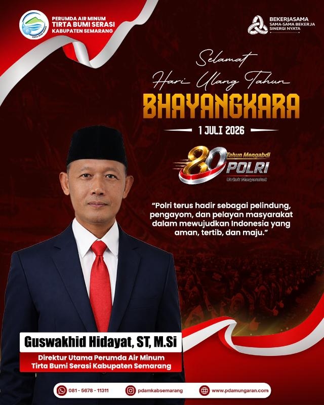Selamat Hari Ulang Tahun Bhayangkara ke-80